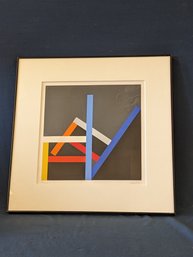 Per Arnoldi Signed And Numbered Lithograph Geometric / Hard Edge