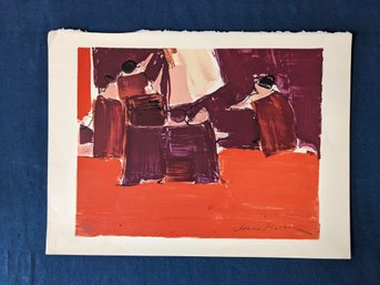 Marek Halter 28/50 Pencil Signed Limited Edition Lithograph
