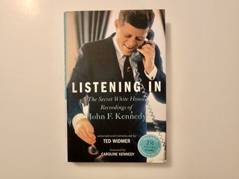 WIDMER, Ted. LISTENING IN. Signed Book