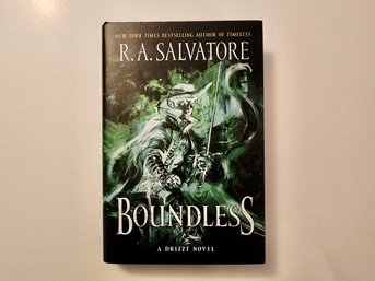 SALVATORE, R.A. BOUNDLESS. Author Signed Book.
