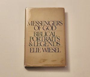 WIESEL, Elie. MESSENGERS OF GOD. Author Signed Book.