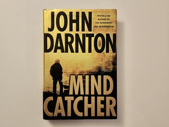 DARNTON, John. MIND CATCHER. Author Signed Book.