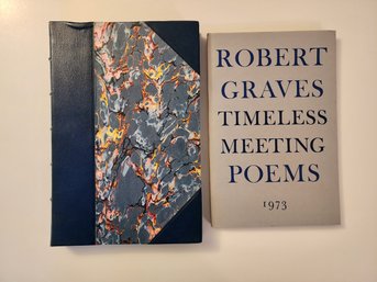 GRAVES, Robert. TIMELESS MEETING POEMS. Author Signed Book.
