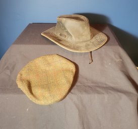 Hat Pair. 1 Orvis And 1 Outback Trading. - - - - - -- -- - - - - - - - - - - - - - - - - - - - - Loc: BS3 Cab