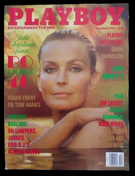 December 1994 Playboy Magazine BO DEREK Cover
