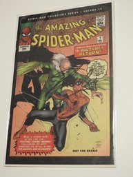 Marvel Spiderman #7  REPRINT Collector Series Comic Book Signed Stan Lee - No COA