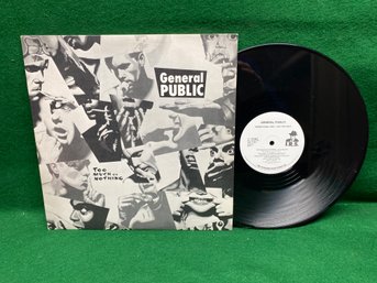 General Public. Too Much Of Nothing On 1985 White Label Promo I.R.S. Records.