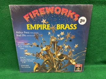 Fireworks. Empire Brass On 1988 Promo EMI Angel Records. Sealed. Promotion Copy. Classical, Brass & Military.