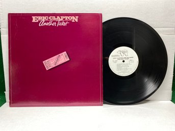 Eric Clapton And His Band. Another Ticket On 1981 White Label Promo RSO Records.