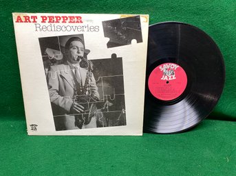 Art Pepper. Rediscoveries On 1986 Savoy Jazz Records.