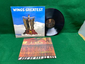 Wings Greatest On 1978 Capitol Records With Double Sided Poster.
