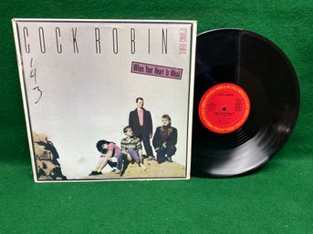 Cock Robin On 1985 Promo Columbia Records.