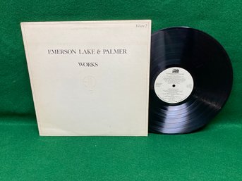 Emerson Lake And Palmer. Works Volume 2 On 1977 Atlantic Records.
