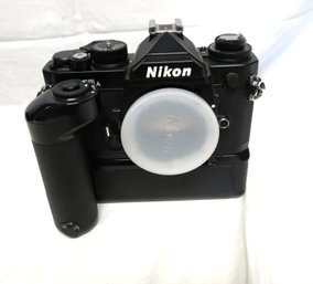 Nikon FM3A Camera Body With MD-12 Motor Drive With Original Box