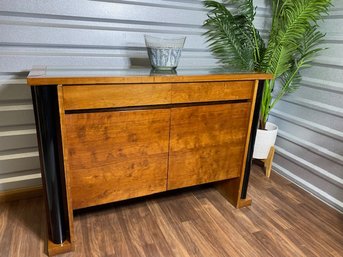 Sleek Vintage Wooden Modern Bar/server