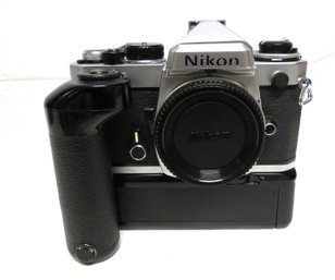 Nikon FM Camera With MD-11 Motor Drive