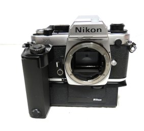 Nikon FA Camera Body With MD-15 Motor Drive And Eye Cup