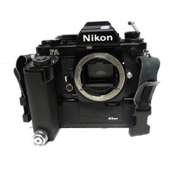 Nikon FA Camera Body With MD15 Motor Drive And Eye Cup