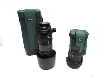 2 Sigma Camera Lens APO 170-500mm And DG 24-60mm