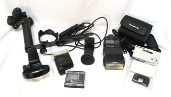 Assorted Olympus Camera Accessories Flashes