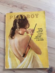 1965 Playboy James Bond Golden Gun Magazine
