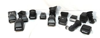 Nikon Camera View Finders And Parts Some New!