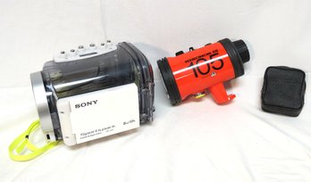 Underwater Nikonos Camera Gear And Sony Sportspack Handycam