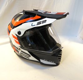 LS2 Blaze MX436 Motorcycle Helmet Sz L With Bag