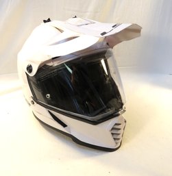 LS2 Blaze White Motorcycle Helmet Sz L With Bag