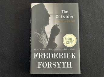FORSYTH, Frederick. THE OUTSIDER. Author Signed Book.