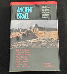 SHANKS, Hershel. ANCIENT ISRAEL. Author Signed Book.