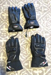 2 Pairs Of Motorcycle Gloves Gears XL And Kemi Moto XXL