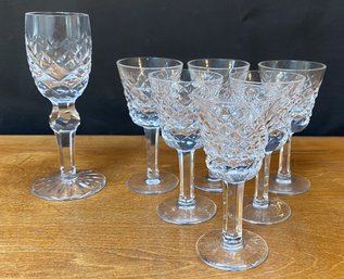 A Lot Of 7 Waterford Crystal Goblets