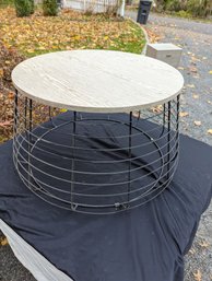 Modern Round Wire Coffee Table