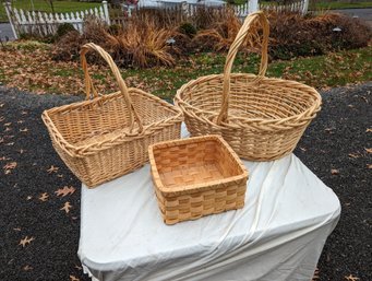 Collection Of Three Baskets