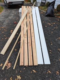 Collection Of Wood 2x4's And Trim