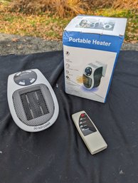 Portable Two Speed Electrical Outlet Heater With Remote #1 Of 3