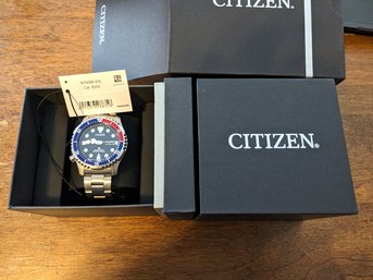 Citizen Auto Divers 200m Promaster Watch Stainless Steel Band With Original Box