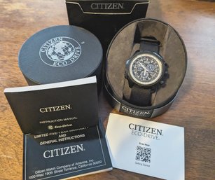 Citizen Eco Drive Water Resistant Watch With Original Box