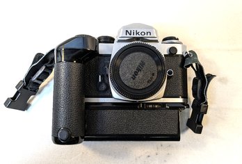 Nikon FE2 Camera Body With MD-12 Motor Drive