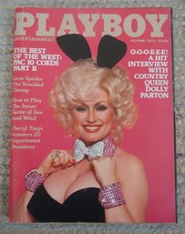 October 1978 Playboy Magazine Dolly Parton Cover