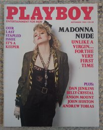SEPTEMBER 1985 Playboy Magazine MADONNA Cover
