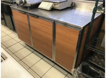 Duke Commercial Refrigerator With Stainless Steel Countertop (See Description)