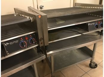 Two (2) Grill Max Pro Hot Dog Roller Grills By Star Manufacturing (See Description)