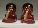 Violin Inspired Bookends