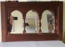Very Very Heavy Gothic Style Wood Mirror - Antique Or Vintage?