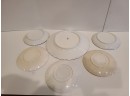 A Beautiful Group Of 5 Dessert Plates,  Vintage Porcelain From Bavaria