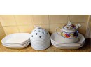 White Decorative Urns Beehive And