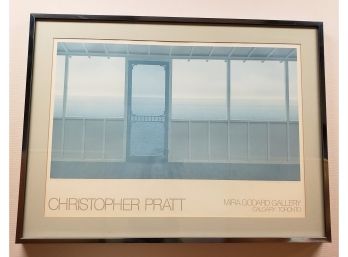 Poster Of Work By Christopher Pratt At The Mira Godard Gallery In Canada