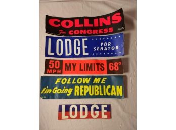 Political Ephemera  From The 1960's